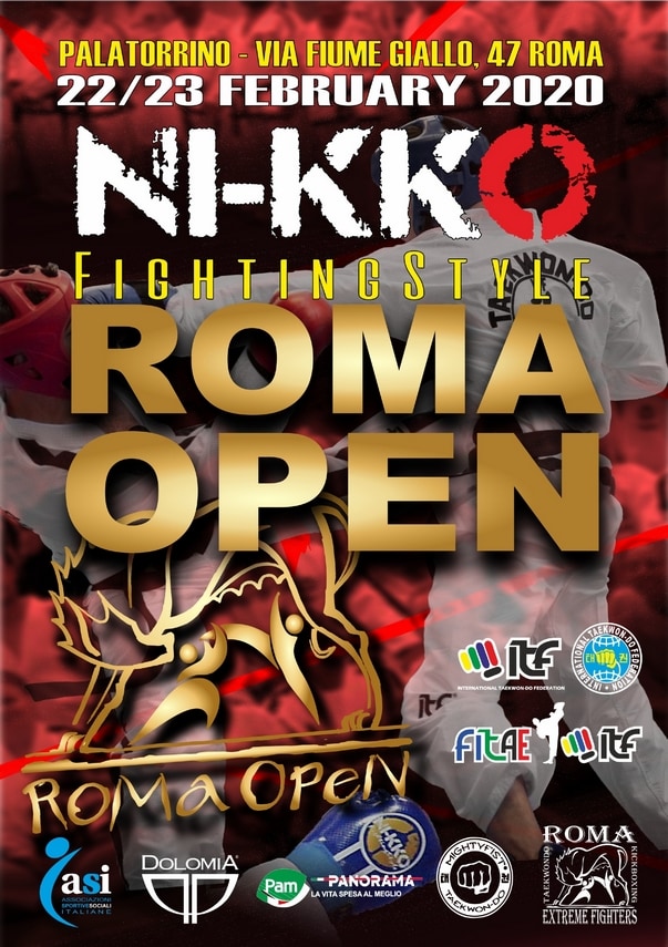 NI-KKO ROMA OPEN TAEKWON-DO ITF Roma, 22-23/02/2020