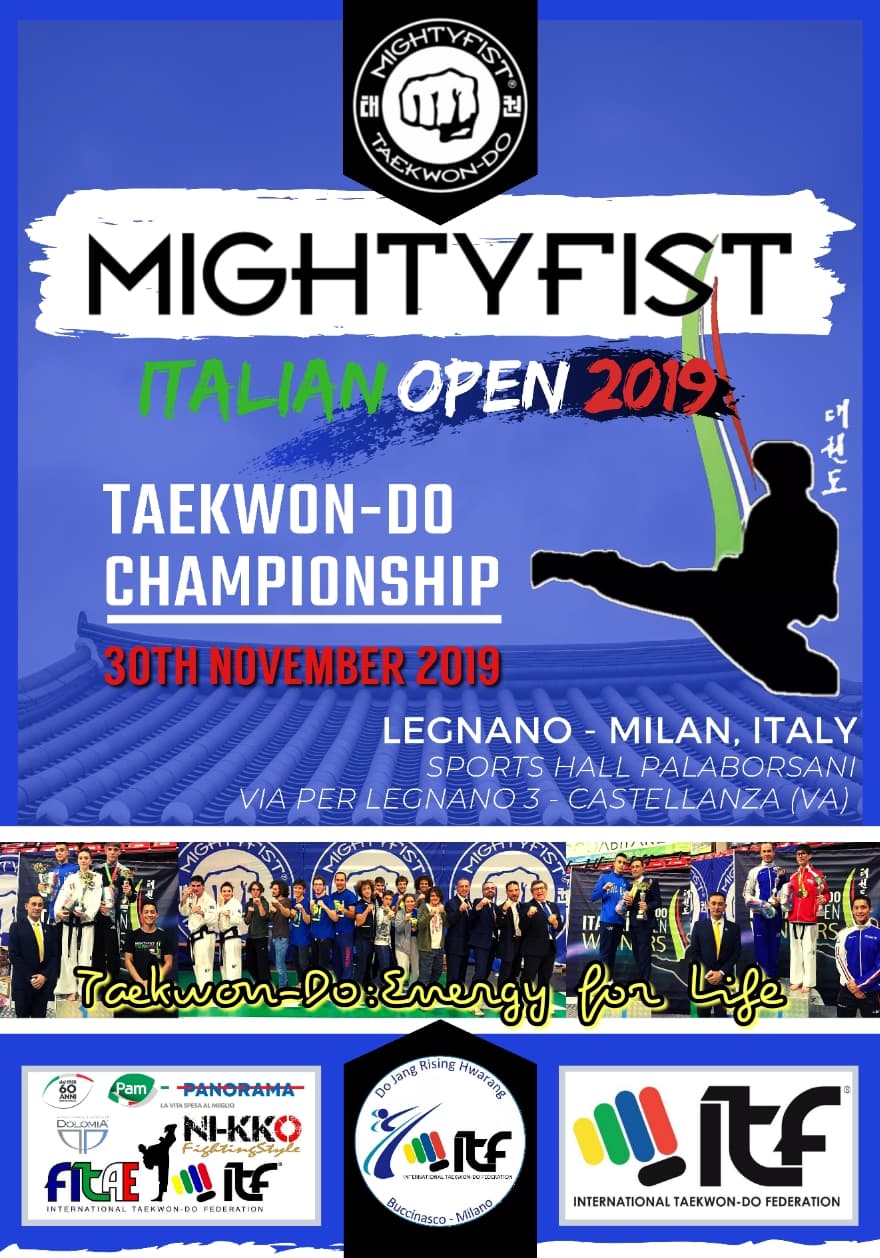MIGHTYFIST<br> ITALIAN OPEN 2019<br> Castellanza (MI), 30/11/2019