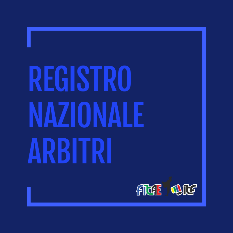 REGISTRO NAZIONALE ARBITRI<BR> R.N.A.<BR> 08/09/2020