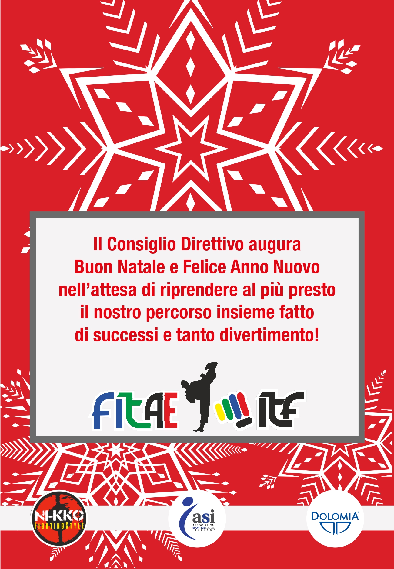 BUONE FESTE<BR> AUGURI DEL PRESIDENTE<BR> 23/12/2020