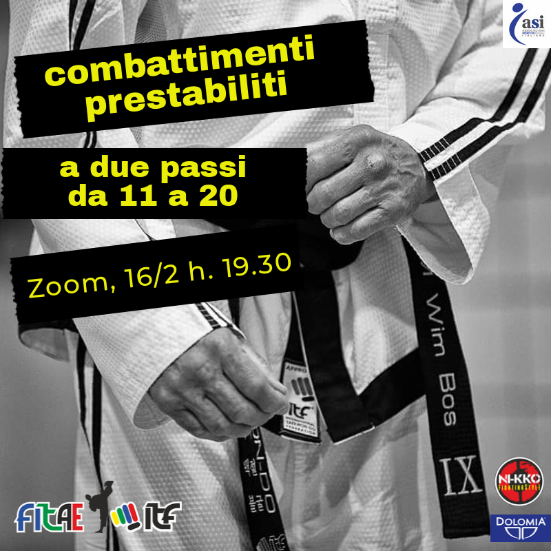 IBO MATSOGI DA N.11 A N.20<BR> COMBATTIMENTI PRESTABILITI<BR> ZOOM, 16/02/2021