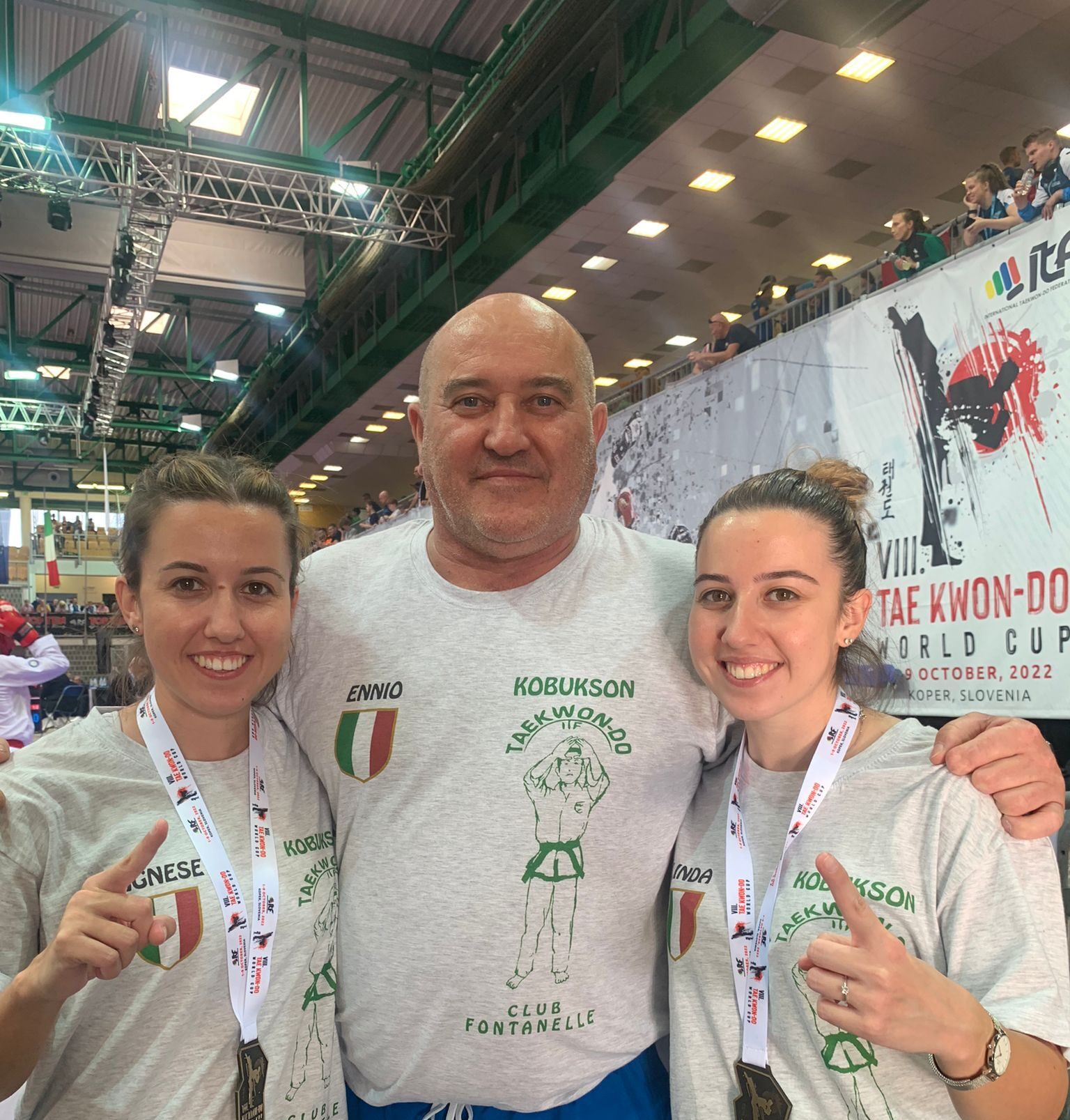 LINDA E AGNESE SACCON<BR> GOLDEN TWINS WORLD CUP<BR> KOPER, 3-8/10/2022