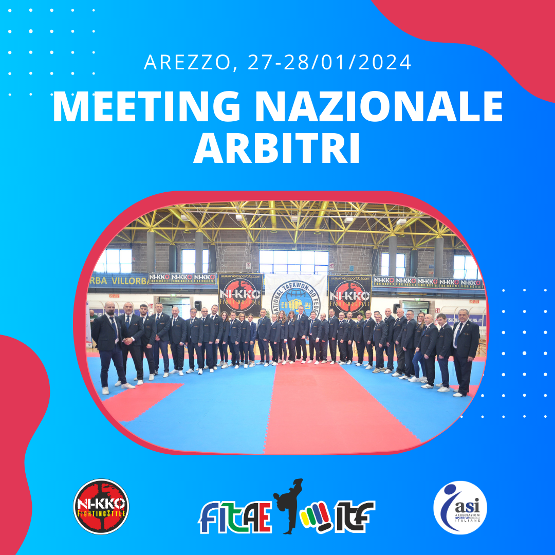MEETING NAZIONALE ARBITRI - AREZZO - 27-28/01/2024